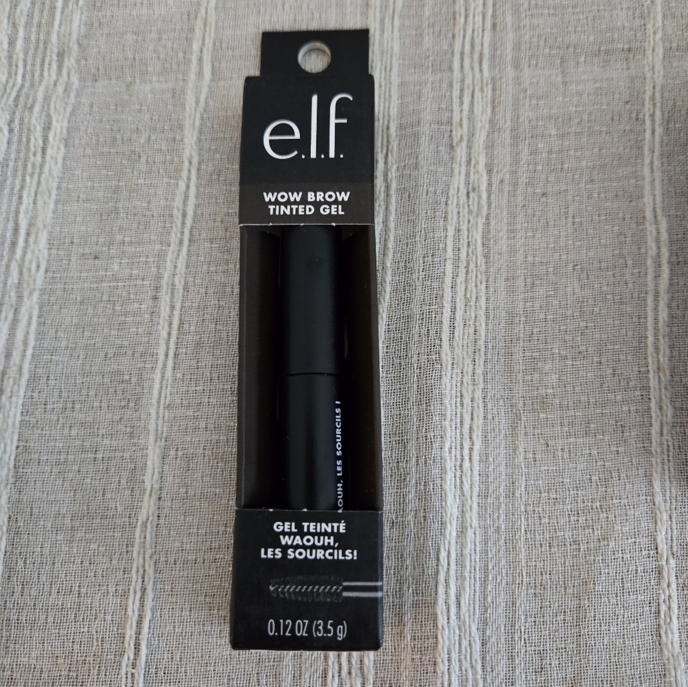e.l.f. Wow Brow Tinted Gel - Deep Brown - Sealed Package